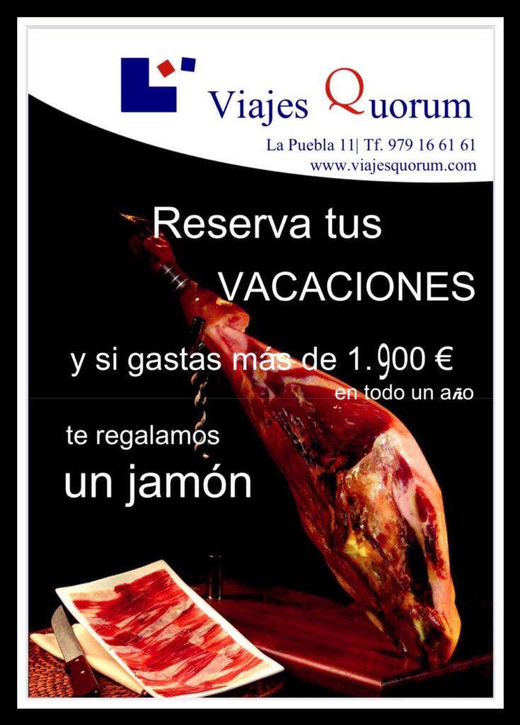 Promoción Jamón | Viajes Quorum Palencia